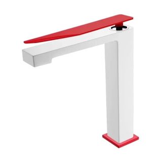 Смеситель для раковины Boheme Q 142-WR.2 белый/красный